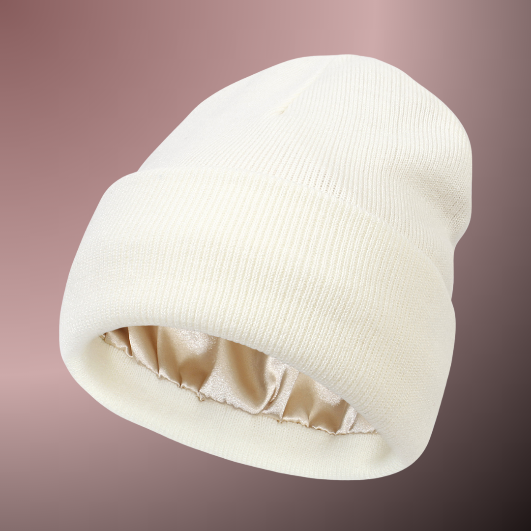 Satin-Lined Beanie