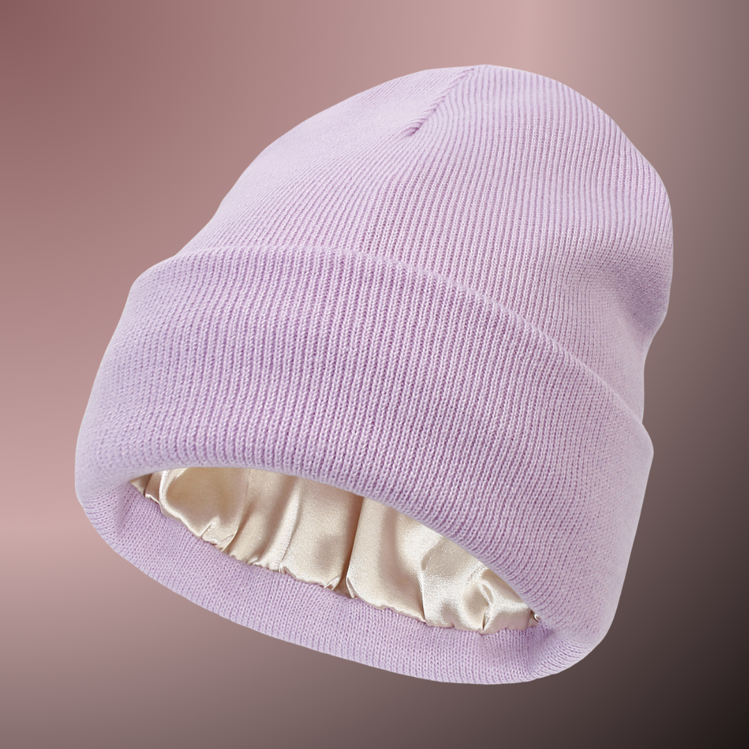 Satin-Lined Beanie