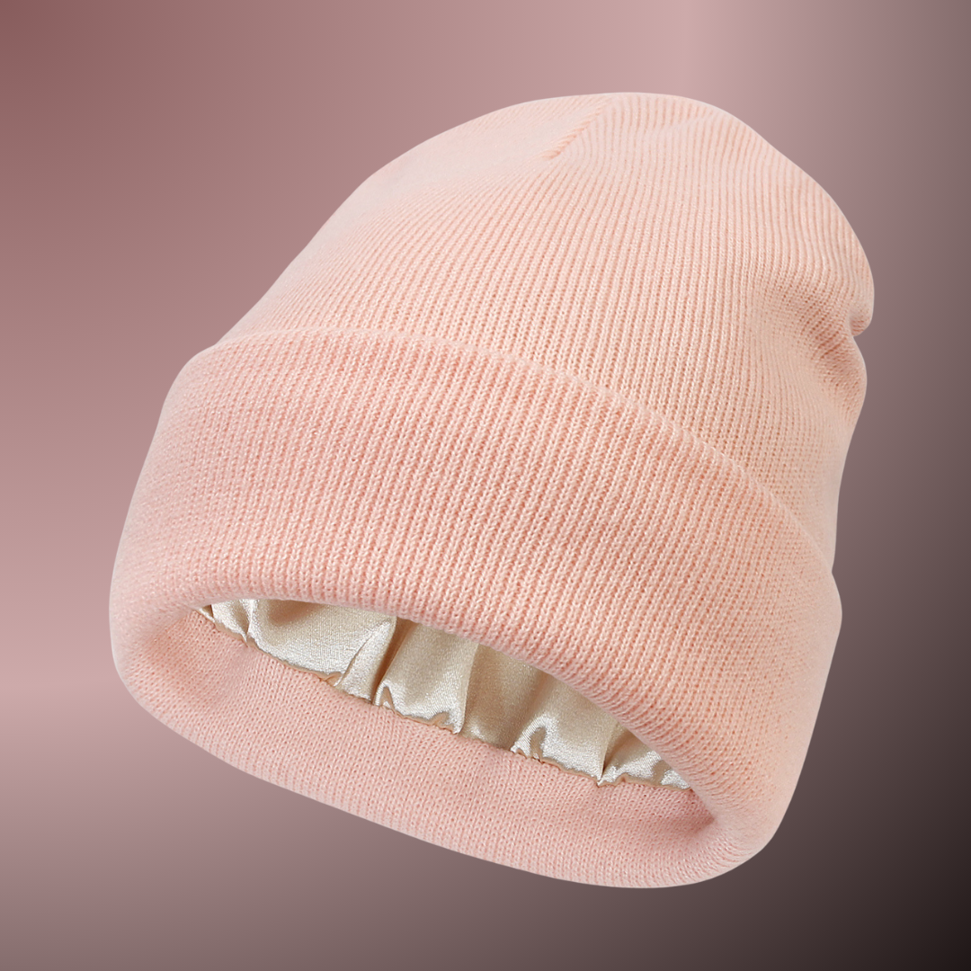Satin-Lined Beanie